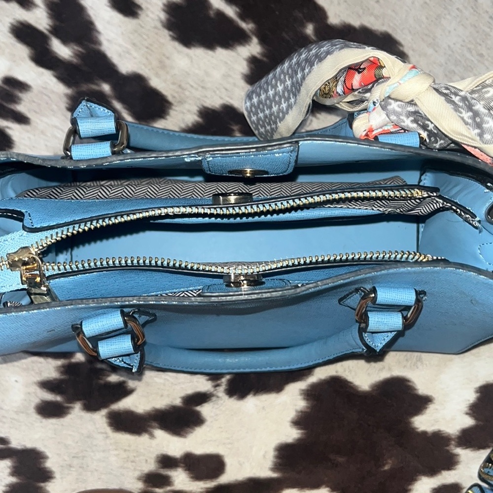 Blue glamour shop boutique classy purse set - Picture 2 of 4